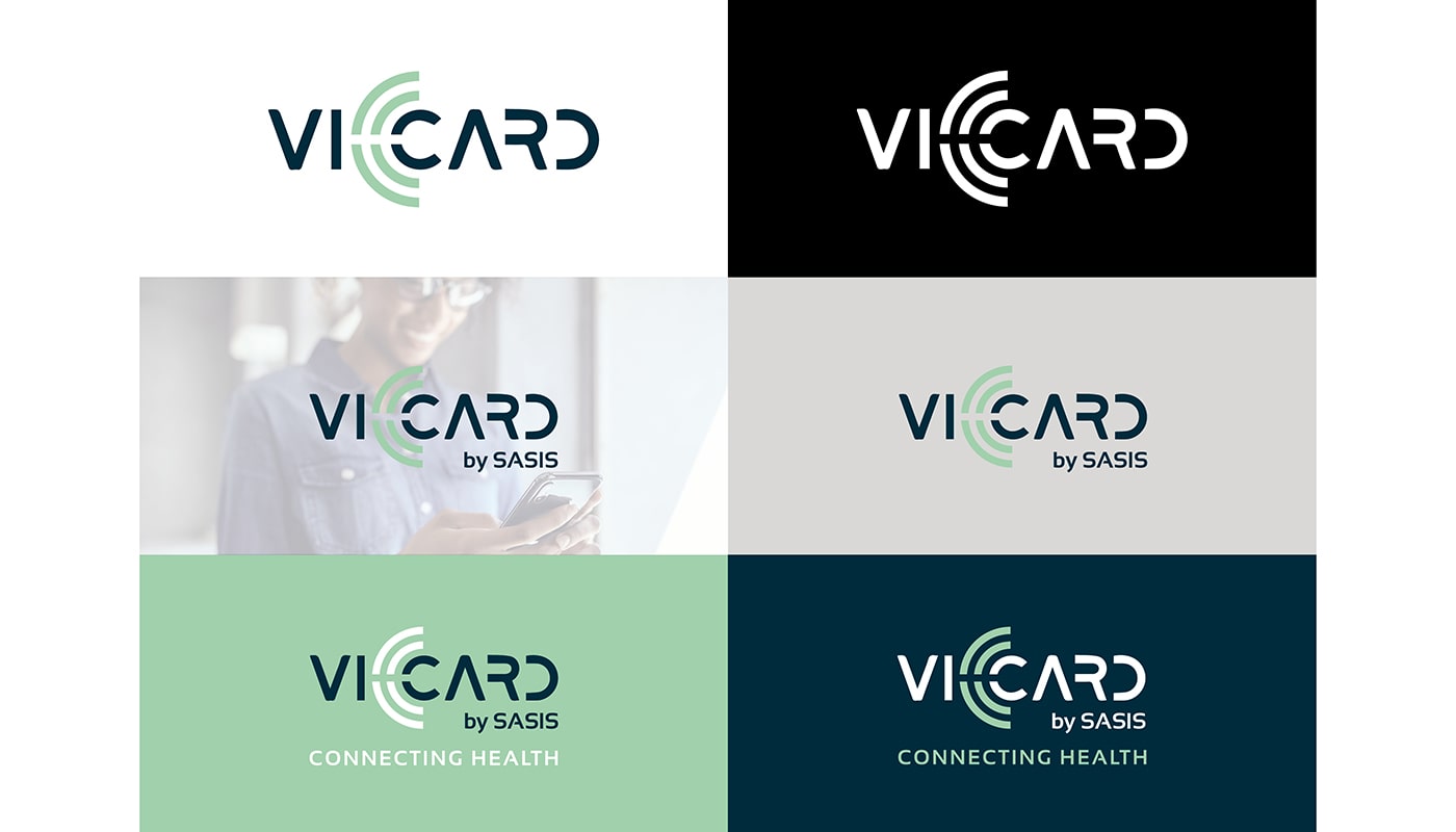 Markenentwicklung und Webdesign VICARD für die SASIS AG