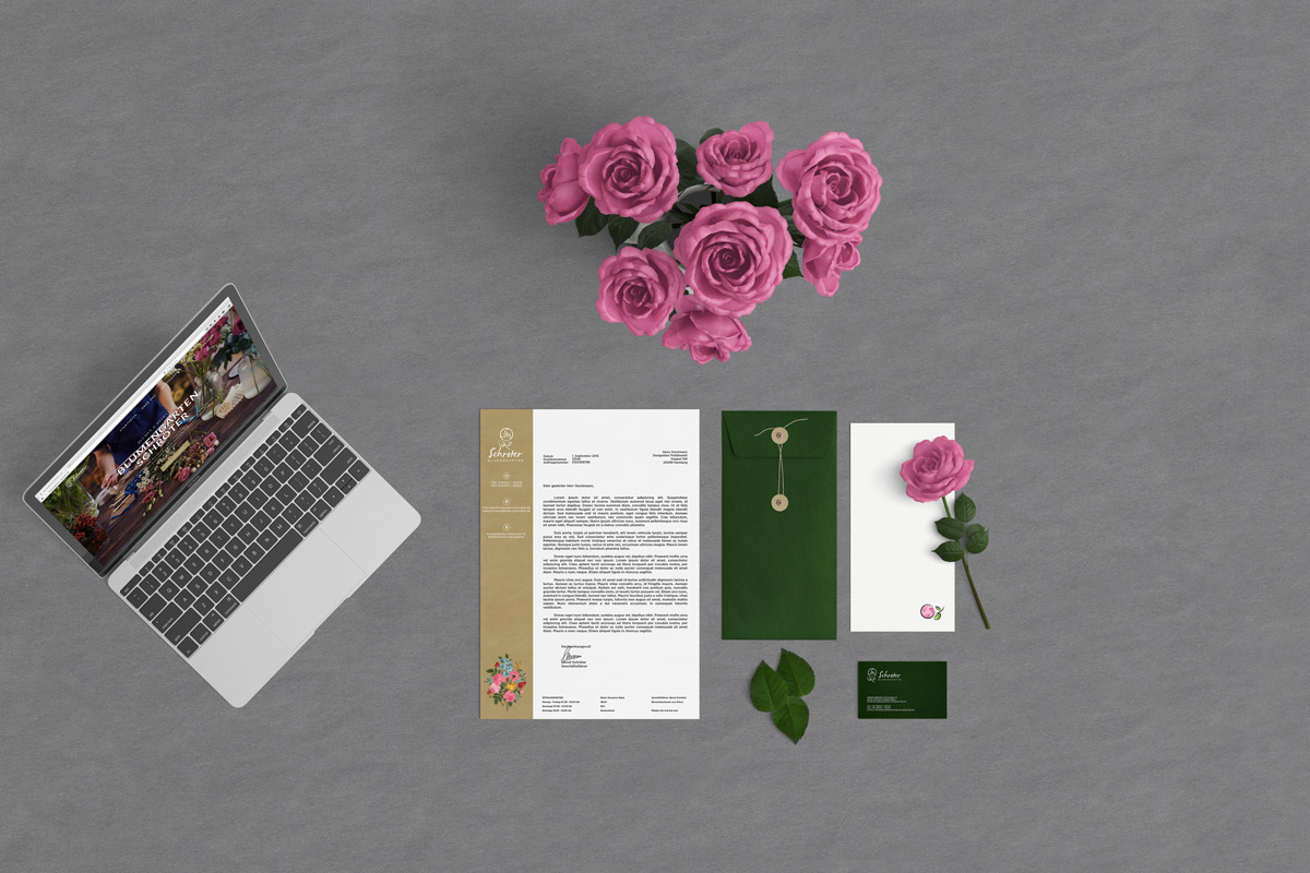 Blumengarten Schröter · Corporate Design