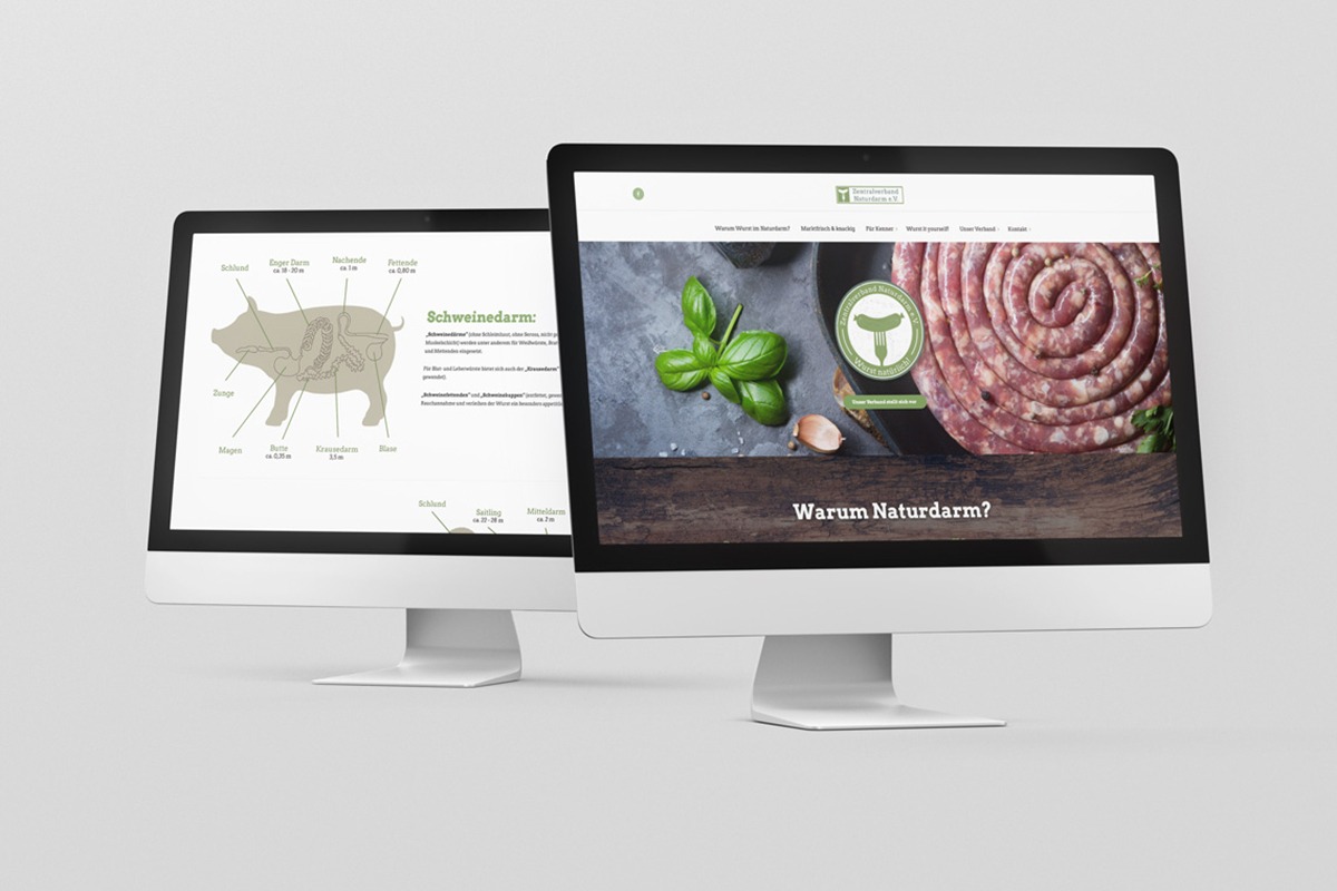 Corporate Design und Website-Relaunch für den Zentralverband Naturdarm e.V.